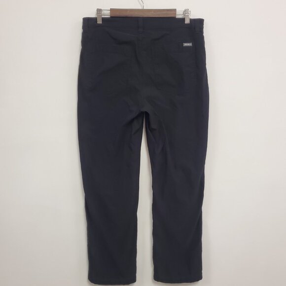 Eddie Bauer Men Fleece Lined Tech Pants Size 34X30 Black Utility Outdoors Hiking - Picture 3 of 11
